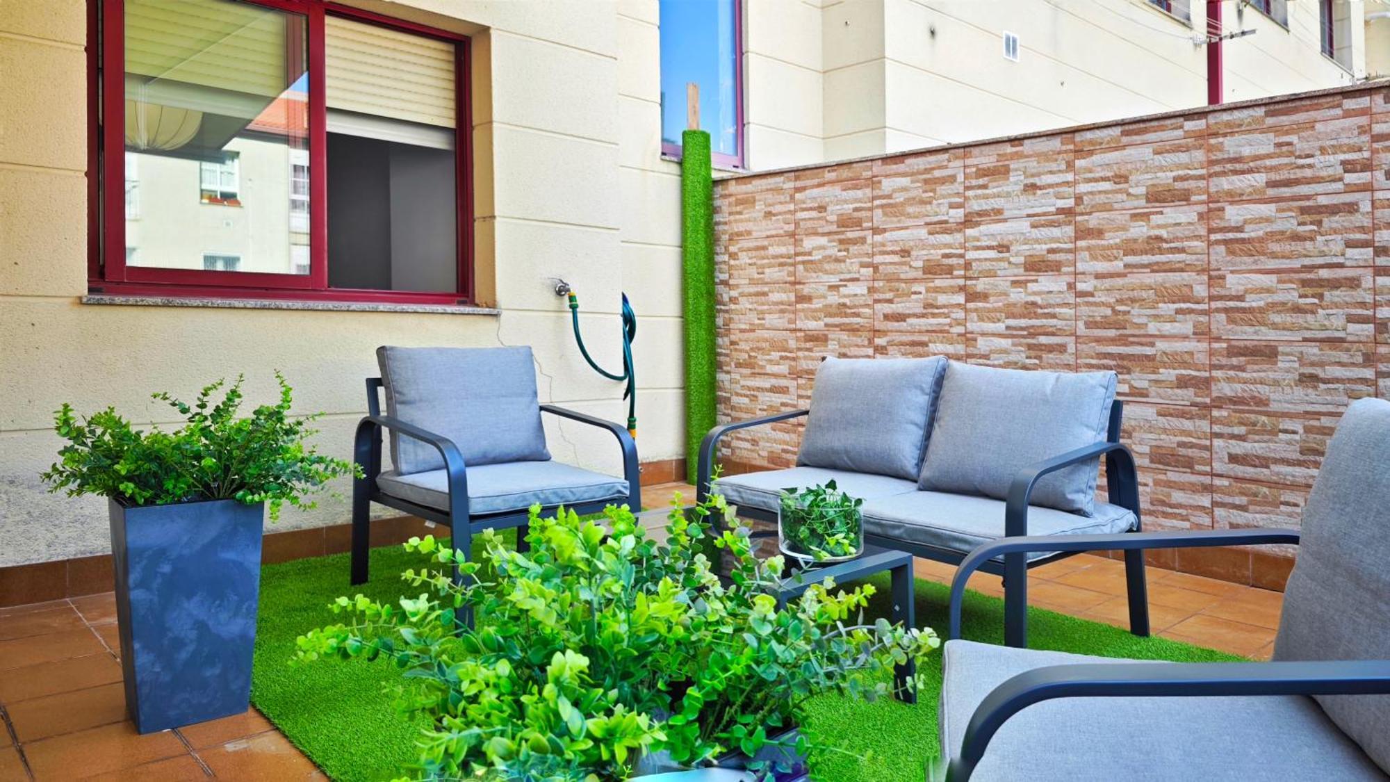 Ferienwohnung Piso Centrico Santiago De Compostela Con Amplia Terraza Exterior foto