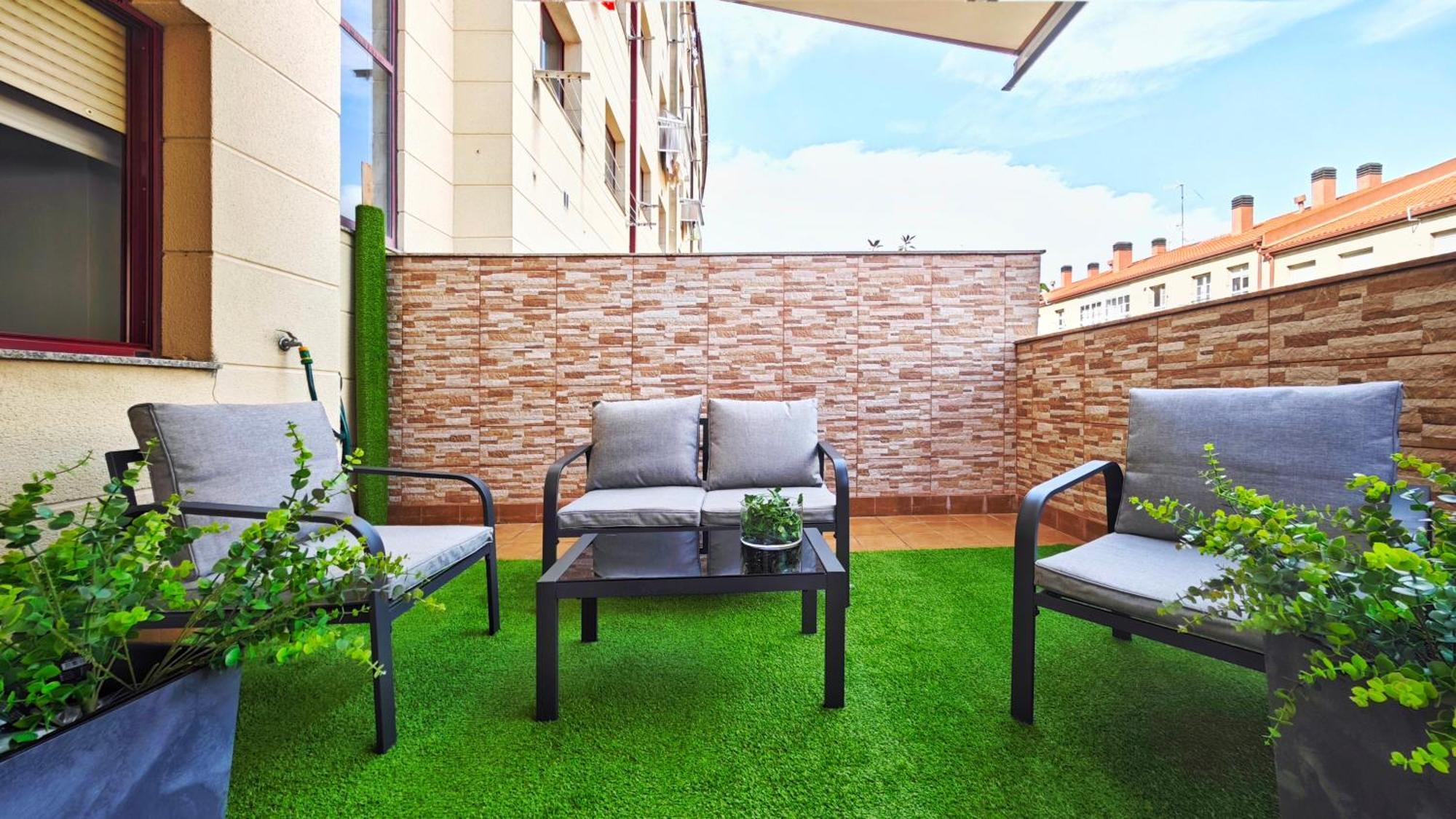 Ferienwohnung Piso Centrico Santiago De Compostela Con Amplia Terraza Exterior foto